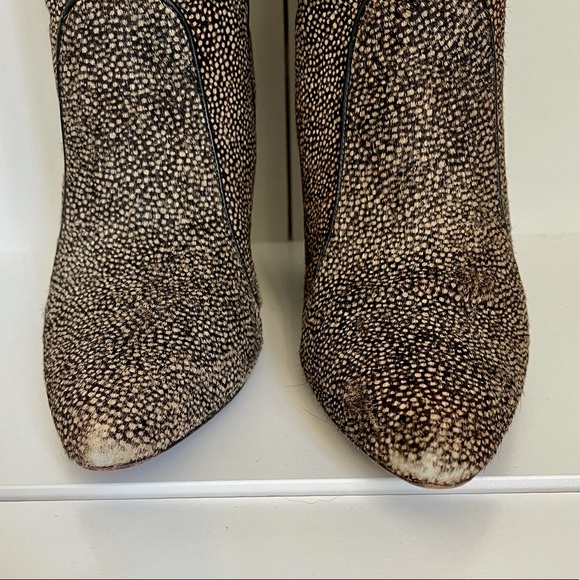 BCBGMAXAZRIA “Rachel” Pony Hair Wedge Boots - Picture 6 of 10